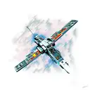 x wing tattoo design idea