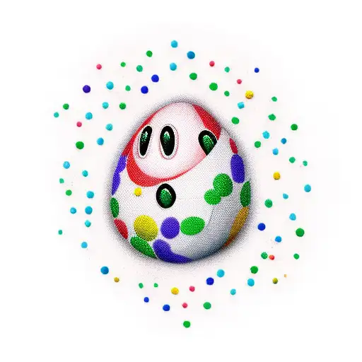 Yoshi Egg tattoo design idea