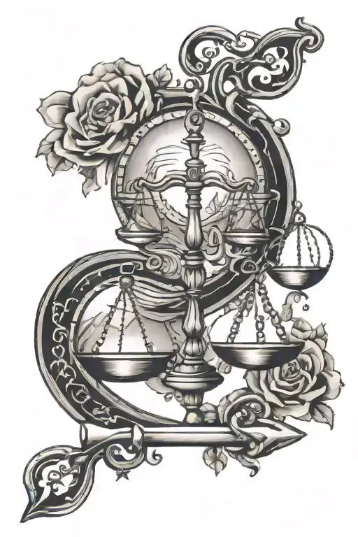 Simple, not too complicated, scary and good looking, libra wrist tattoo tattoo design idea