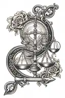 Simple, not too complicated, scary and good looking, libra wrist tattoo tattoo design idea