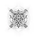 Valknut Symbol tattoo design idea