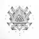 Valknut Symbol tattoo design idea