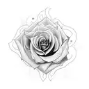 Rose tattoo design idea