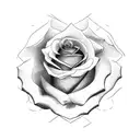 Rose tattoo design idea