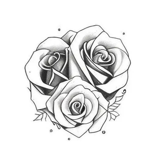 sword wrapped in a rose with a crown  hanging off a hilt tattoo design idea