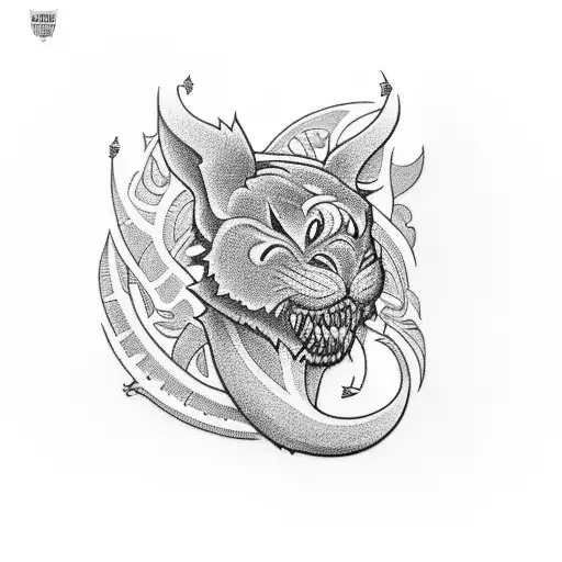 the number 252 in the shape of north carolina tattoo design idea