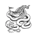Snake, ox, rat, pig tattoo design idea