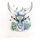 springbok  tattoo design idea