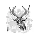 springbok  tattoo design idea