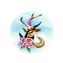 springbok  tattoo design idea