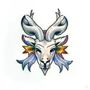 springbok  tattoo design idea