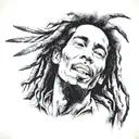 bob Marley tattoo design idea