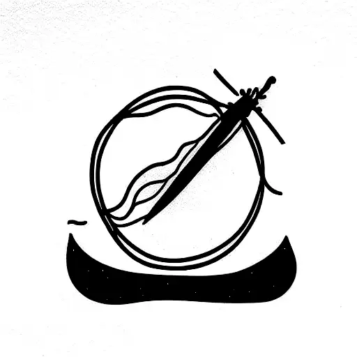 breathe in Breathe out tattoo design idea