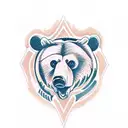 Bear AK47 tattoo design idea