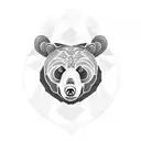 Bear AK47 tattoo design idea