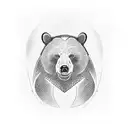 Bear AK47 tattoo design idea