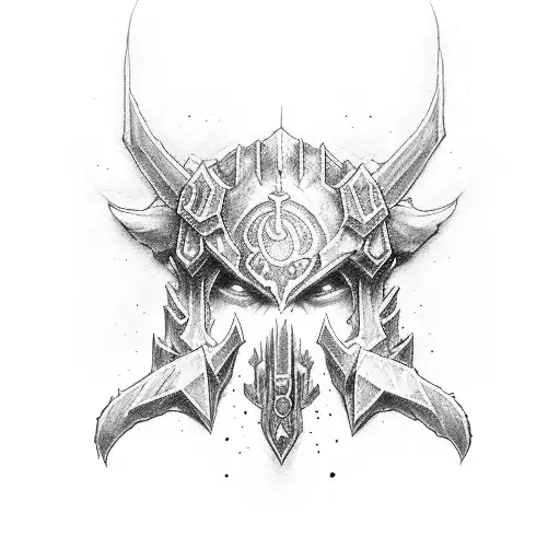 world of warcraft horde tattoo design idea
