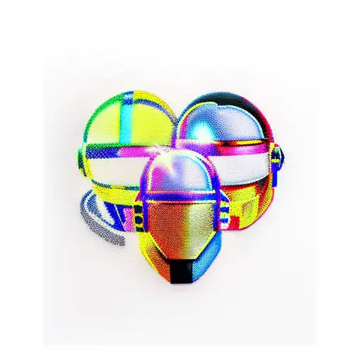 daft punk tame impala tattoo design idea