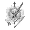 Sword Triceps Tattoo tattoo design idea