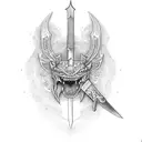 Sword Triceps Tattoo tattoo design idea
