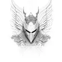 angel king arsenal tattoo design idea