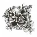 Remember to Die Remember to Live Time Flees Carpe Day tattoo design idea