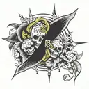 Remember to Die Remember to Live Time Flees Carpe Day tattoo design idea