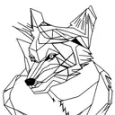 A wolf running through a forest, representing the energy and freedom of a disciplined mindset tattoo design idea