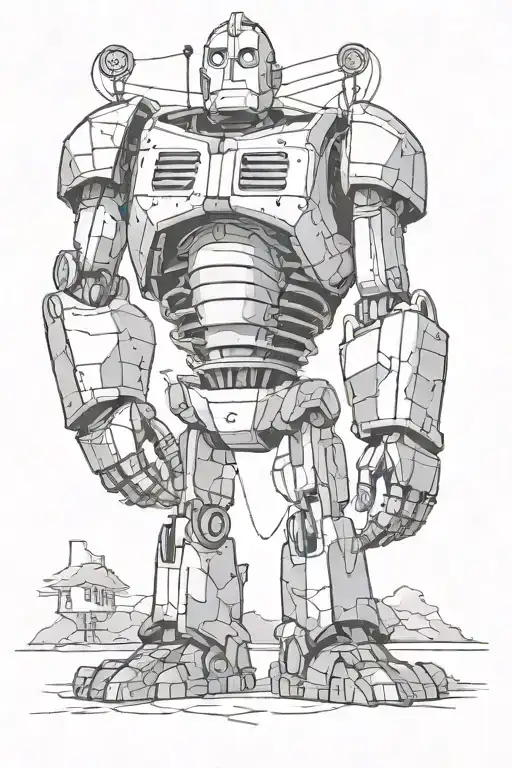 The iron giant tattoo design idea