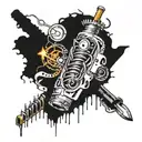 juice wrld saved me tattoo design idea