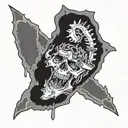 juice wrld saved me tattoo design idea