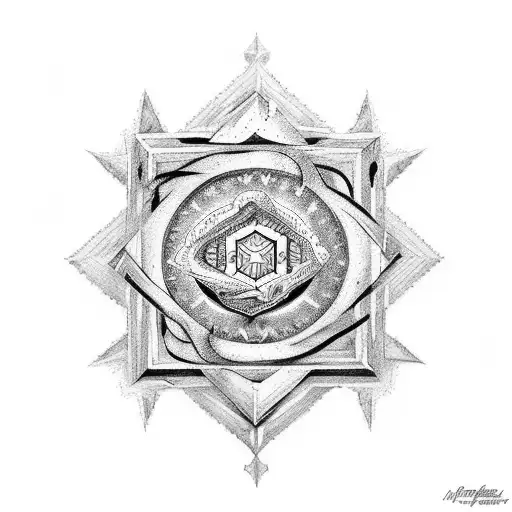 corazon y estrella de ihstar para antebrazo por debajo del codo hasta la muñeca sujeto sobre lineas tipo ramas tattoo design idea