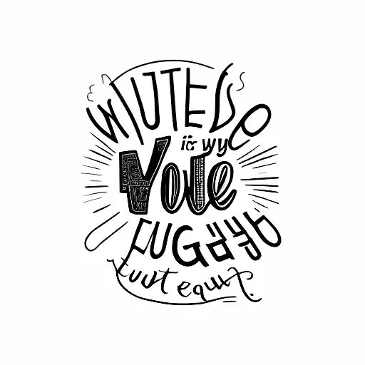 the words "you are enough" tattoo design idea