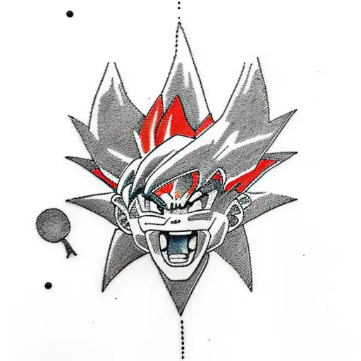 goku tattoo design idea