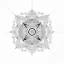 sacred symbols with geometric patterns and mandala tattoo design idea