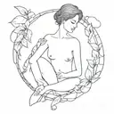 a desire trapped inside something tattoo design idea