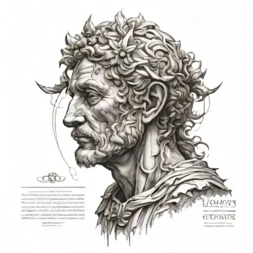 contollng the emotions  emerging stoic virtues wisdom tattoo design idea