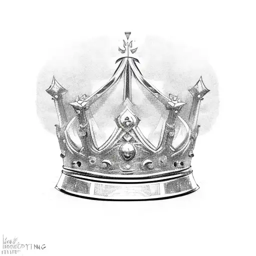 key crown kinky tattoo design idea