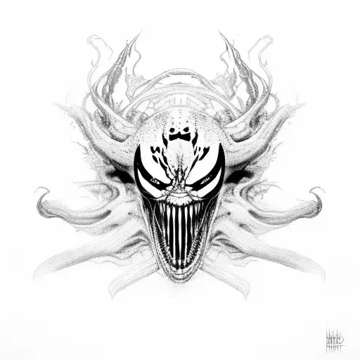 venom eminem tattoo design idea