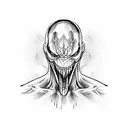 eminem and venom tattoo design idea
