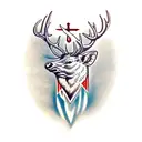 Rosevelt Elk hunting  tattoo design idea
