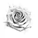 Rose tattoo design idea