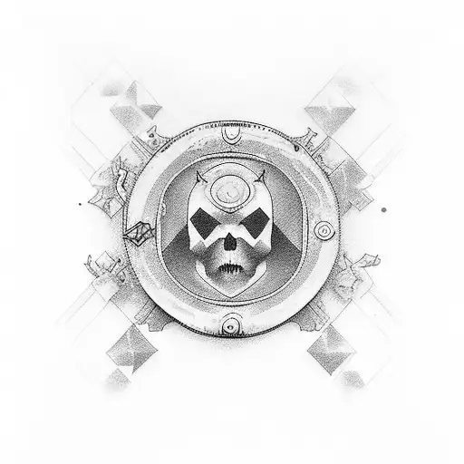 video game inspired with nods to titanic and gay elements tattoo design idea