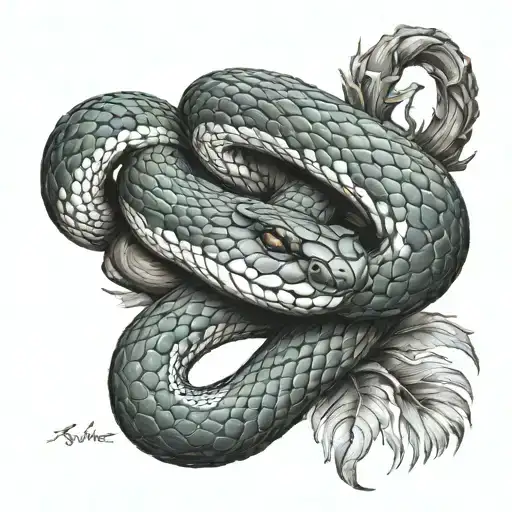 snake wrapping around arm tattoo tattoo design idea