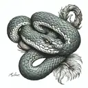 snake wrapping around arm tattoo tattoo design idea