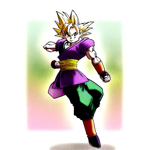 dragon ball arm tattoo design idea