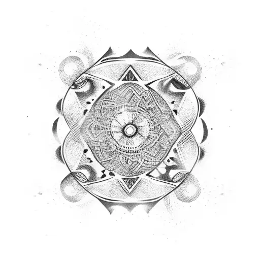 The number one with water ripples in it.  tattoo design idea