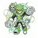 Ben 10 upgrade tattoo design idea