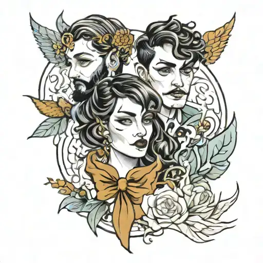 Narges and Mehdi f c barcelona tattoo design idea