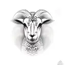 Lamb tattoo design idea